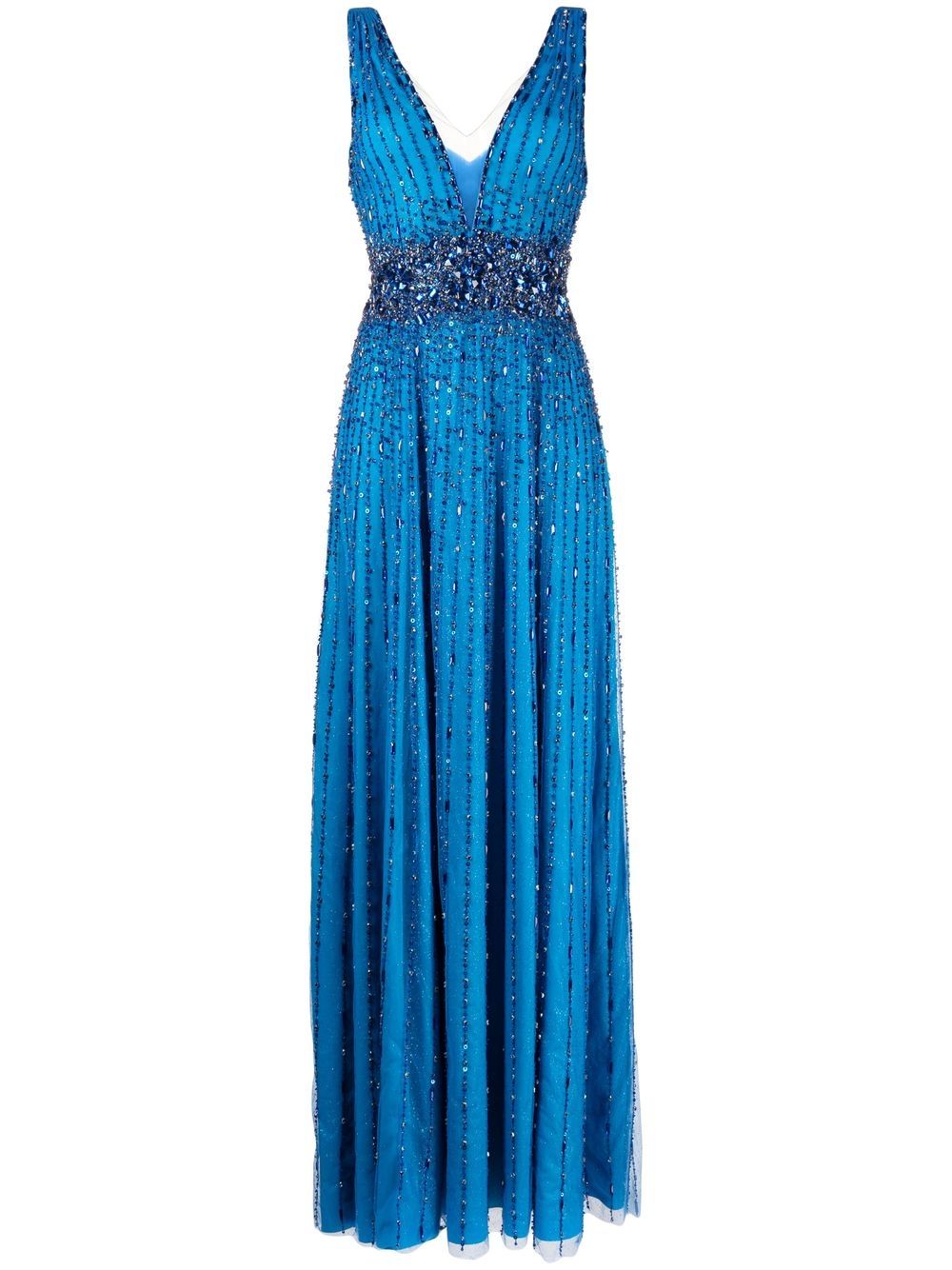 Jenny Packham Sissy sequin-embellished Sleeveless Gown - Farfetch