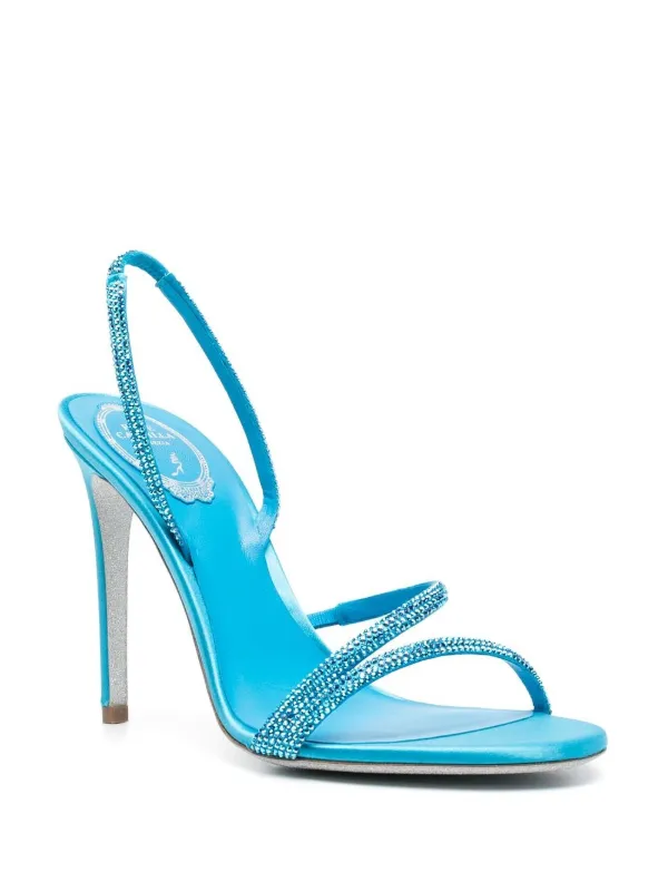 Rene caovilla blue discount sandals