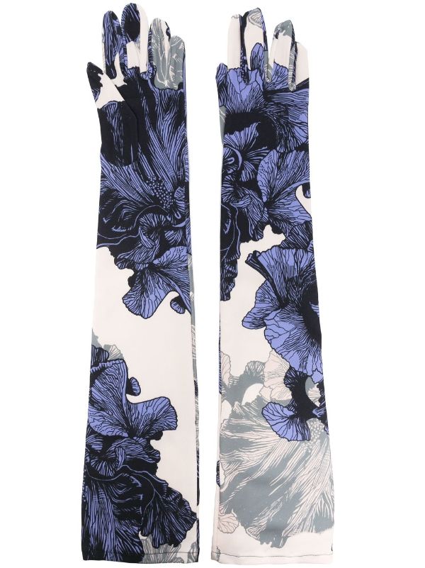 Floral Pattern Gloves