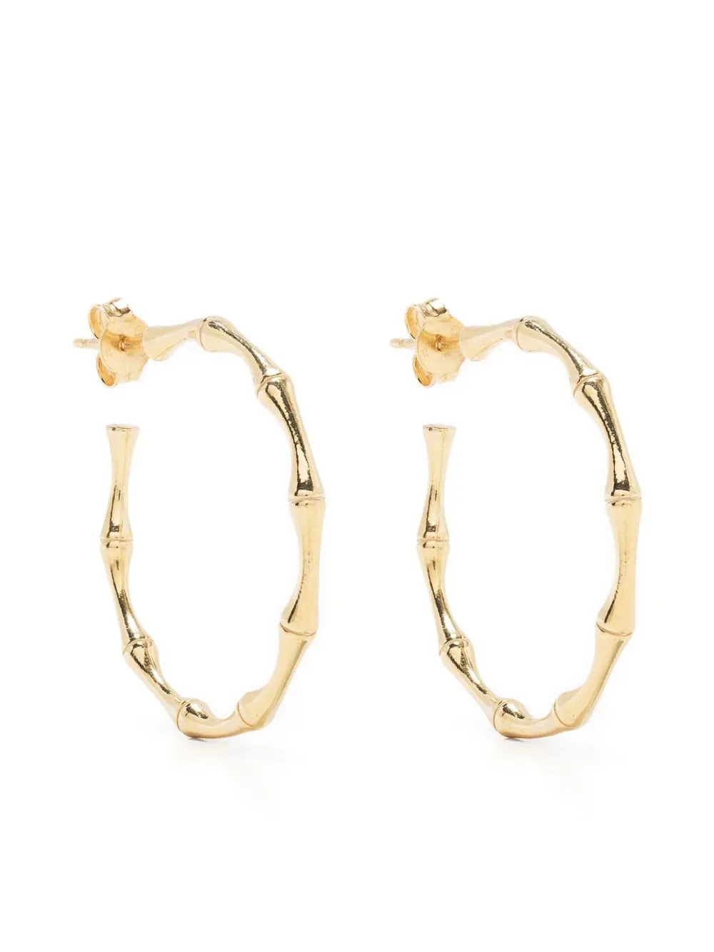 

Loulou medium hoop earrings - Gold