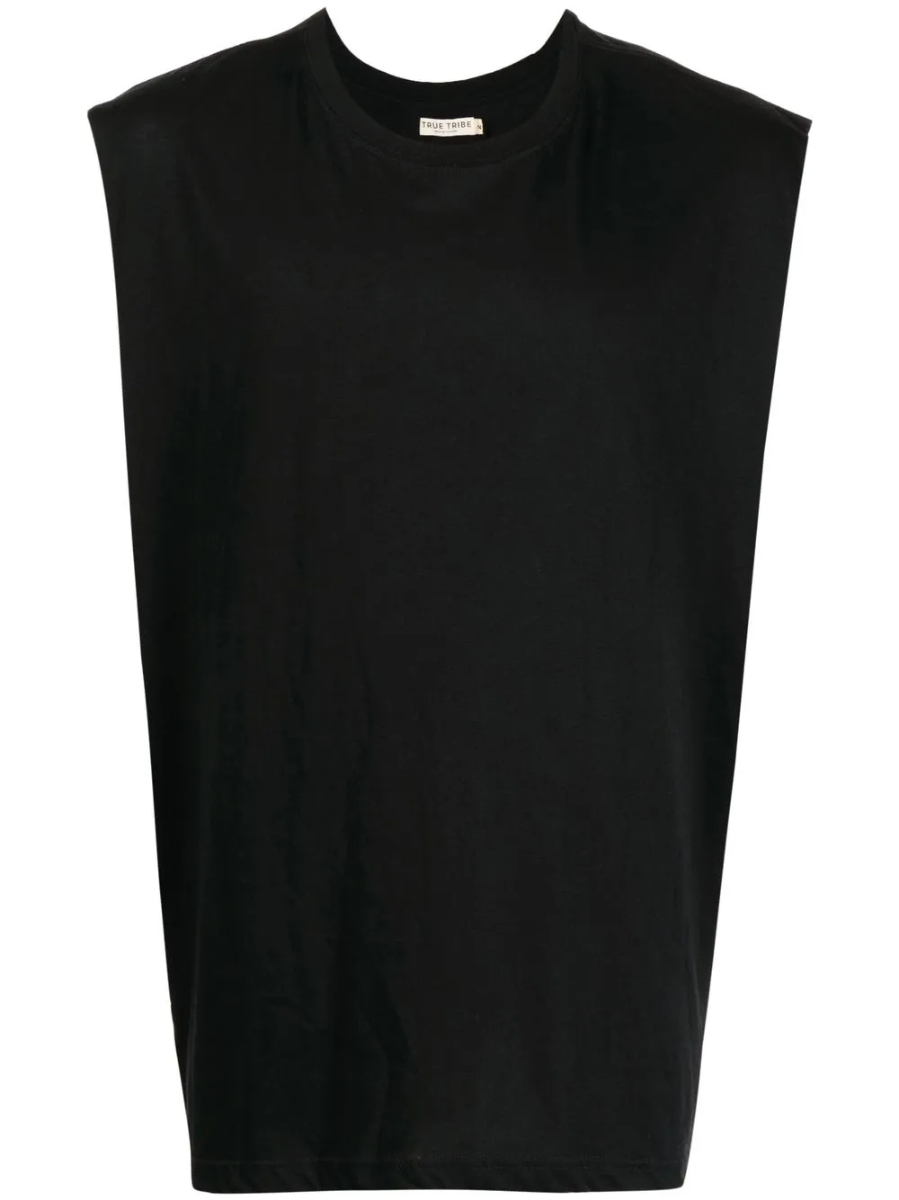 

TRUE TRIBE round-neck sleeveless vest top - Black