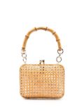 SERPUI Giulia wicker bag - Brown