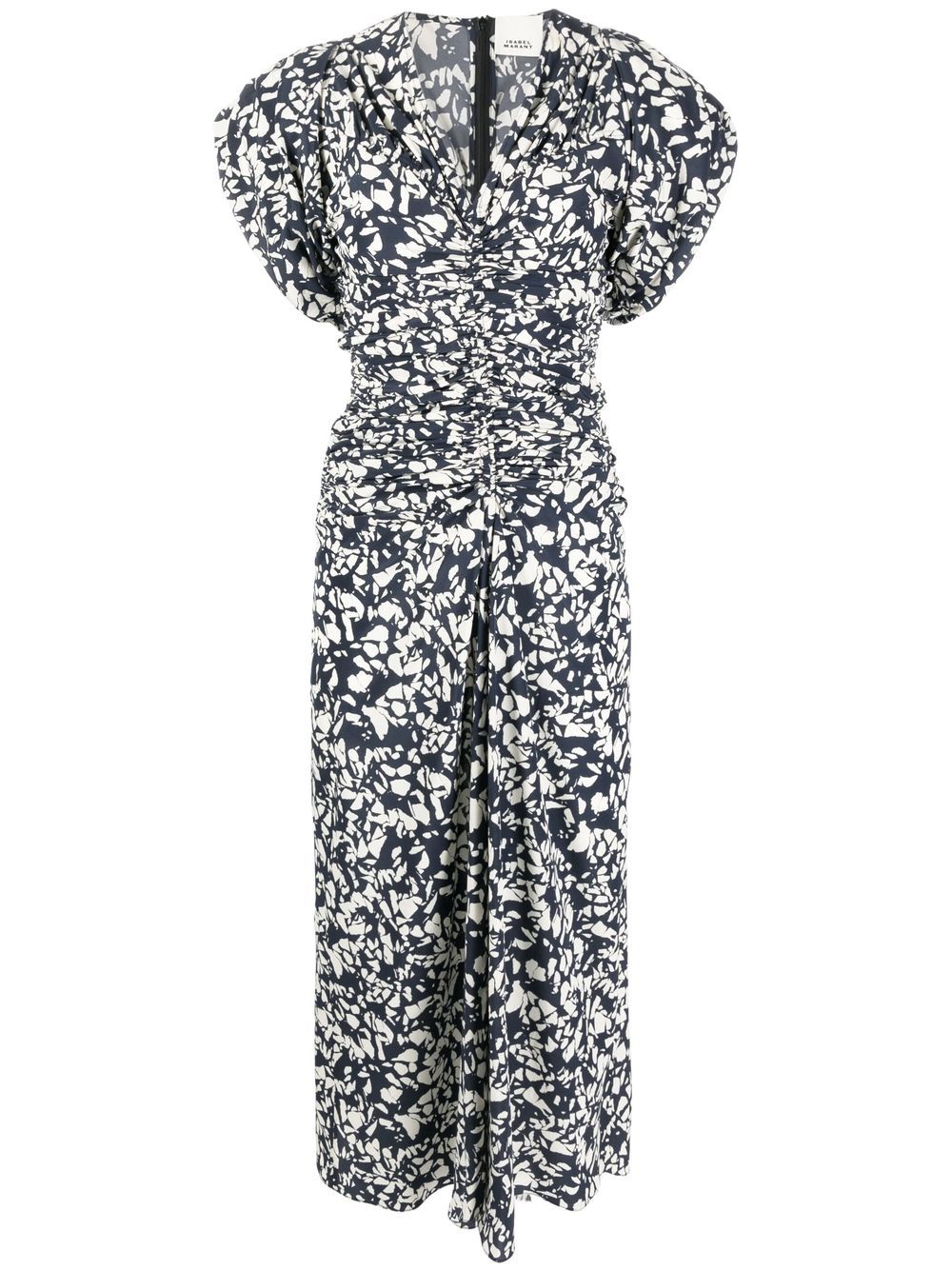 

Isabel Marant vestido midi con estampado floral - Azul