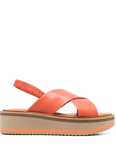 Robert Clergerie 50mm platform leather sandals