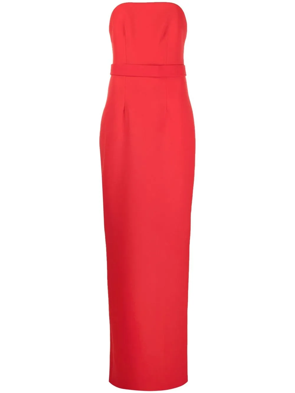 

Safiyaa strapless floor-length pencil dress - Red