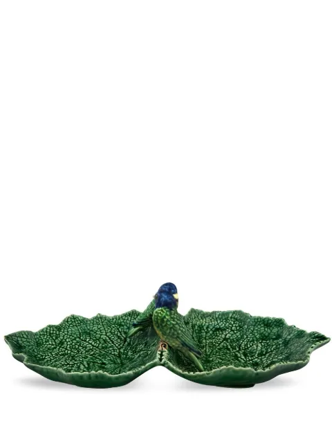 Bordallo Pinheiro Cinerária double leaf bowl