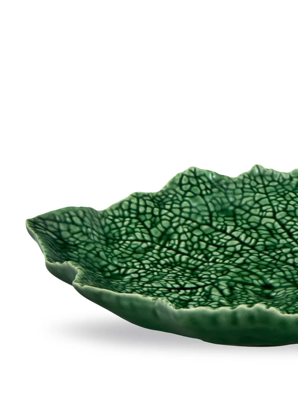 Bordallo Pinheiro Cinerária Double Leaf Bowl In Grün