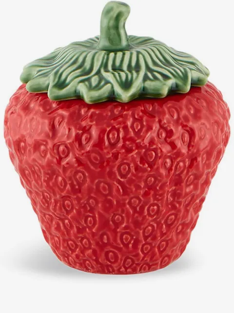 Bordallo Pinheiro Morango glazed tureen