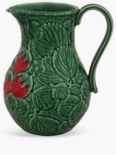 Bordallo Pinheiro Morango strawberry print pitcher