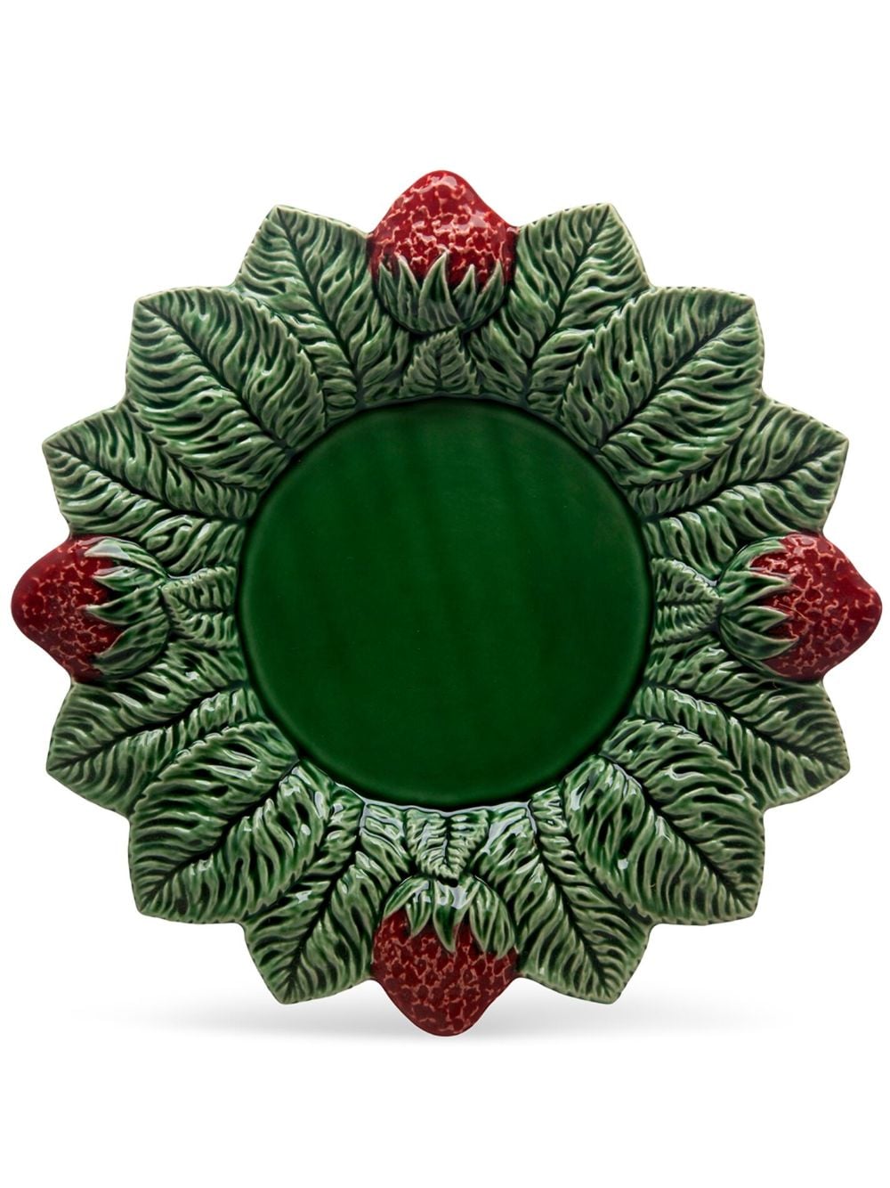 Bordallo Pinheiro Morango Circular-design Plate In Multicolour