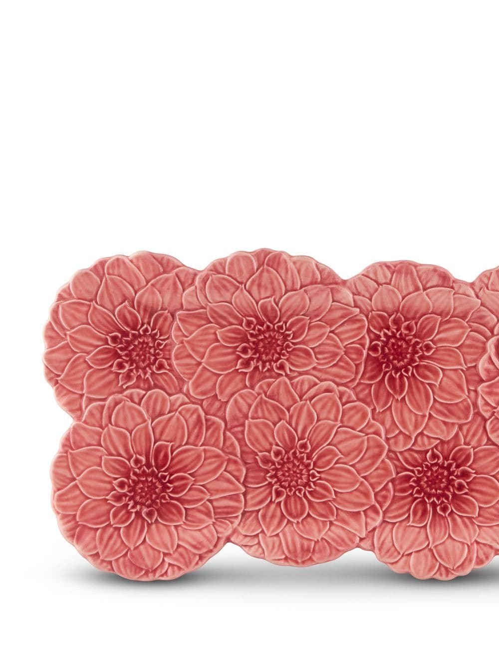 Shop Bordallo Pinheiro Maria Flor Tray In Rosa