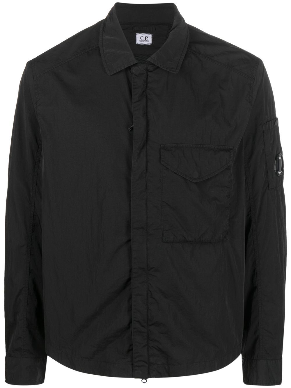 C.P. Company Chrome-R Lens-detail shirt jacket - Black