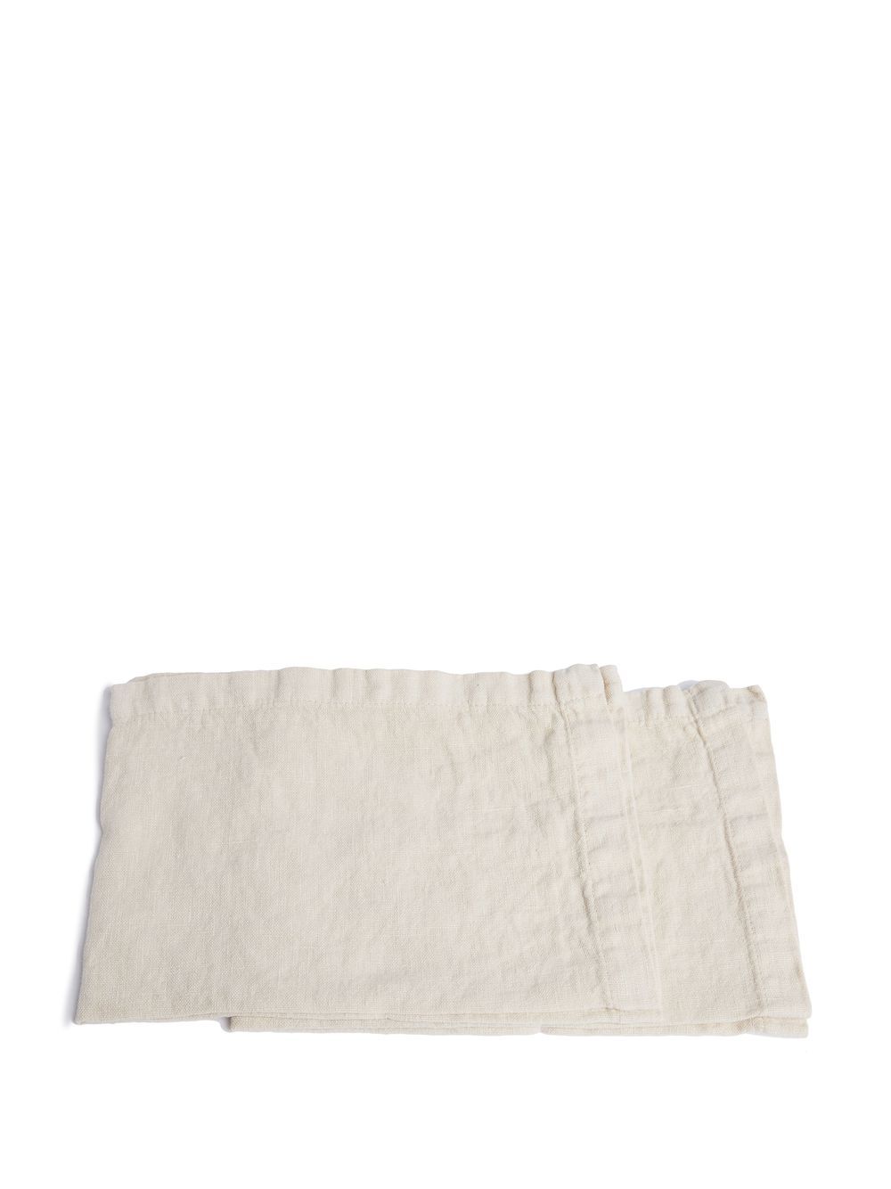Shop Once Milano Set Of Two Linen Placemats In Nude