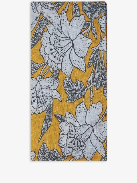 La DoubleJ Lilium Zafferano set of two napkins