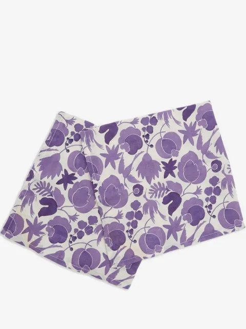 La DoubleJ Wildbird Viola set of two napkins