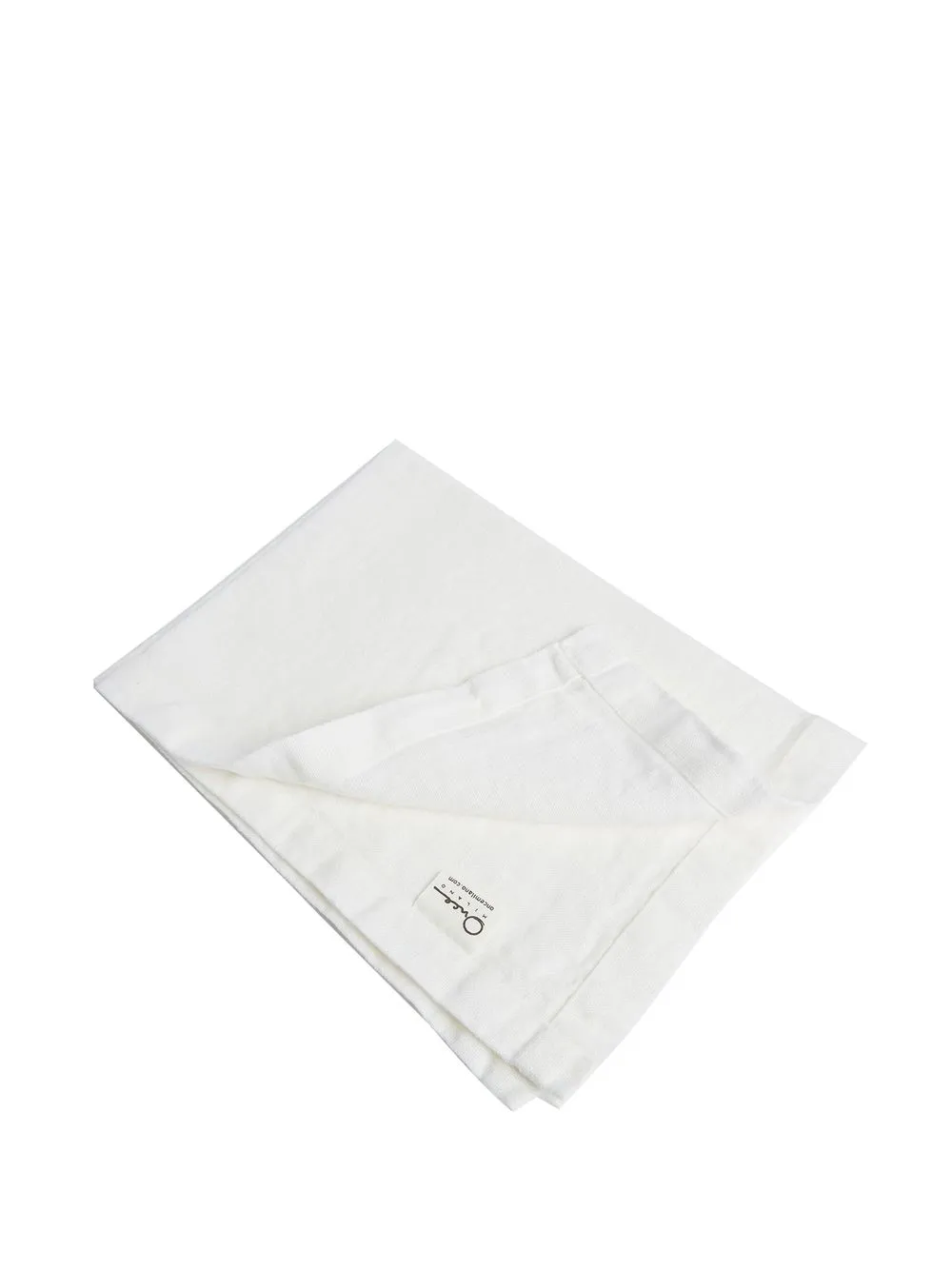 Shop Once Milano Set Of Two Linen Placemats In Weiss