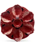 Bordallo Pinheiro Peixes glazed plate - Red