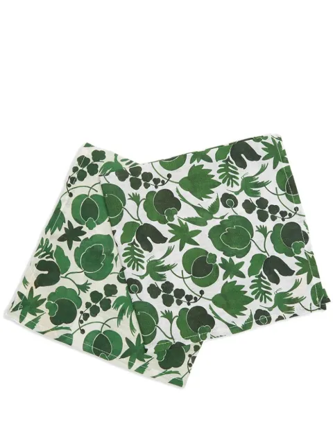 La DoubleJ Wildbird Verde napkin set