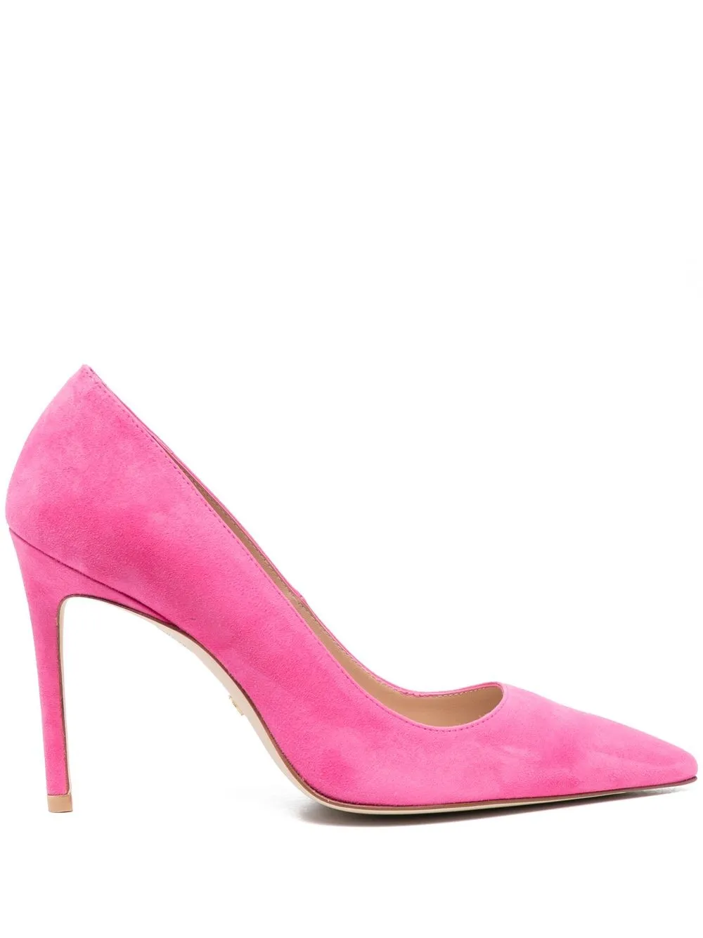 

Stuart Weitzman 105mm heeled suede pumps - Pink