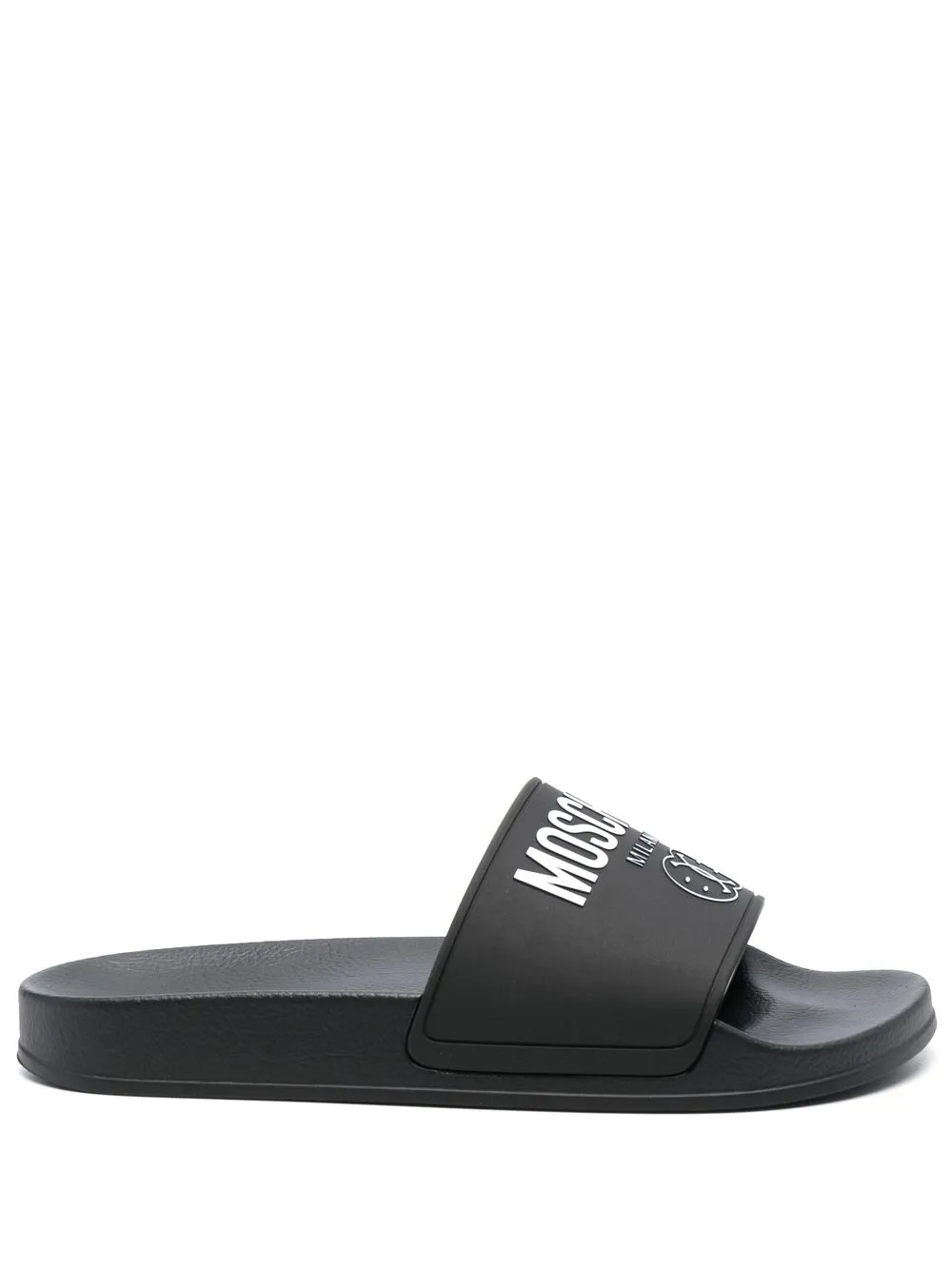 

Moschino fliip flops con motivo Smiley - Negro