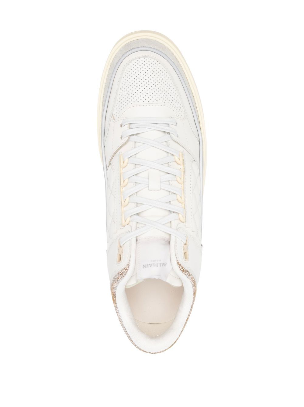 Balmain B-Court Leather Sneakers - Farfetch