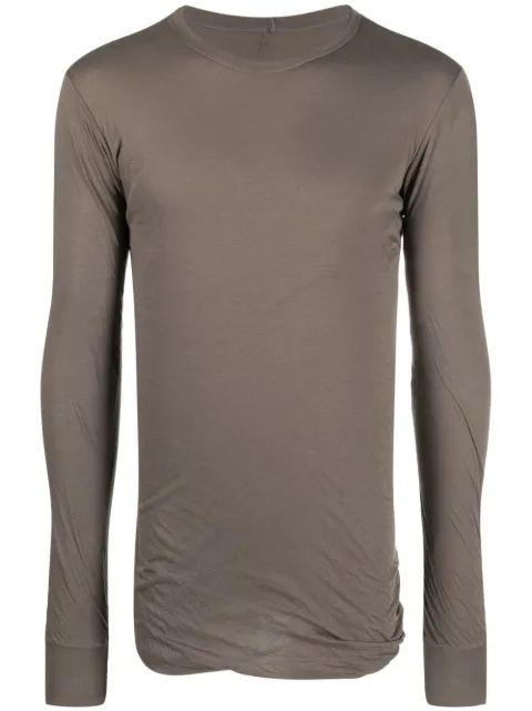 Rick Owens gathered-detail long-sleeved top
