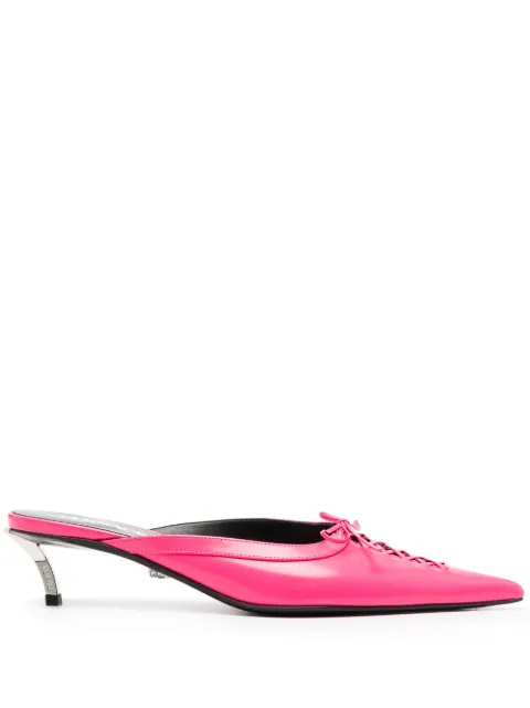 Versace mules con tacón de 50mm