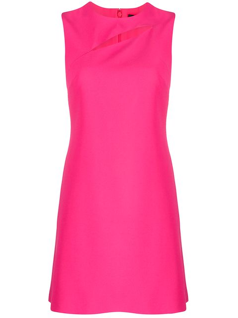 Versace slashed sleeveless minidress