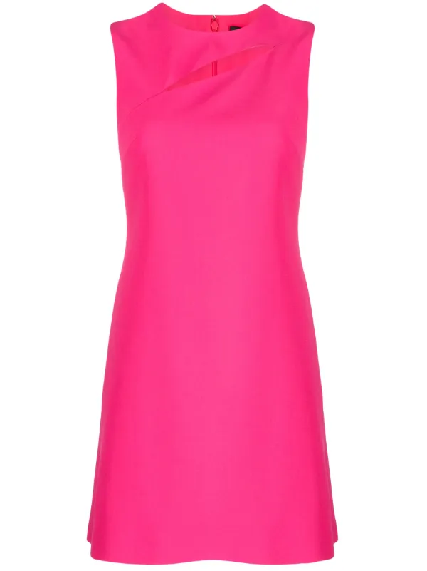 【関税込み】Versace ピンク Slashed ミニドレス Versace Slashed Sleeveless Minidress | Pink | FARFETCH GE
