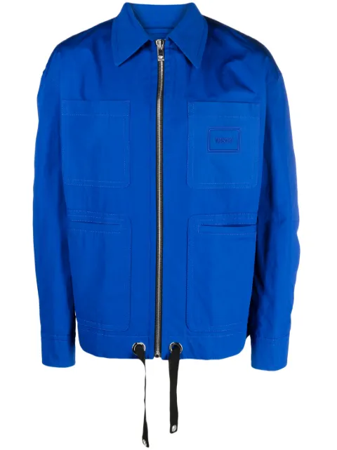 Versace zip-up shirt jacket 