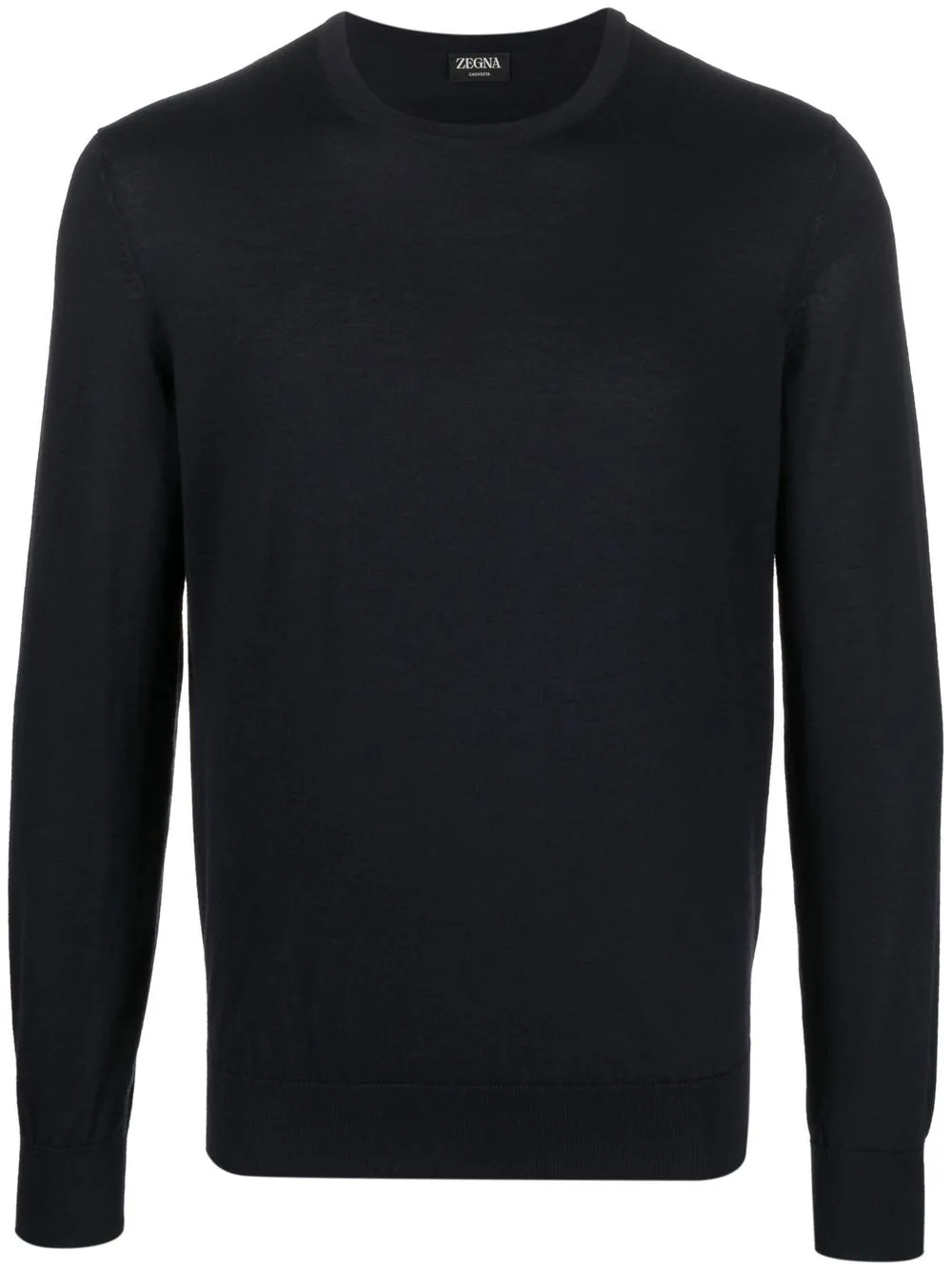 

Zegna crew-neck cashmere-silk jumper - Blue