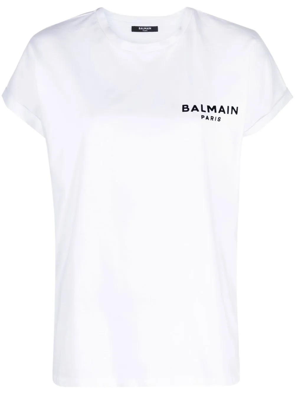

Balmain logo-print cotton T-shirt - White