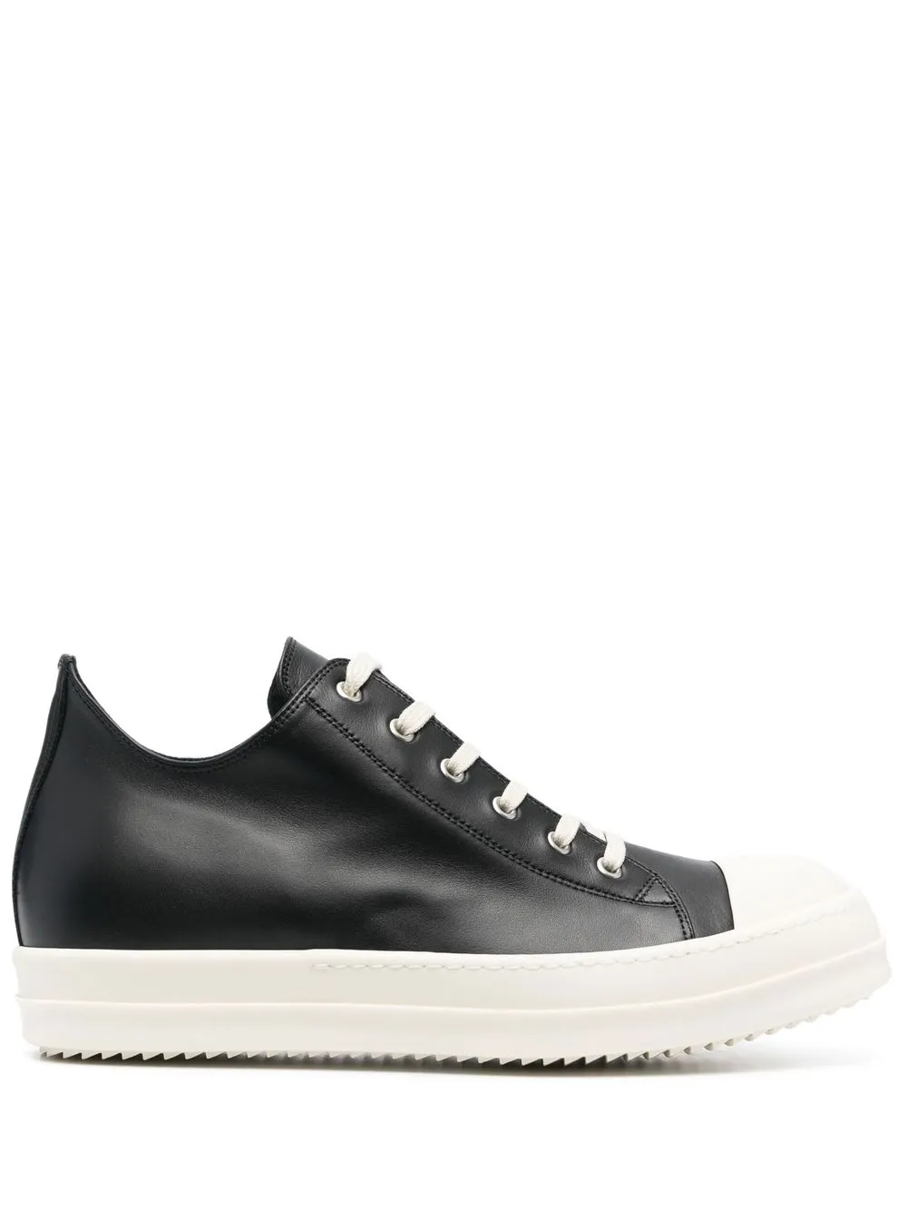 

Rick Owens low-top leather sneakers - Black