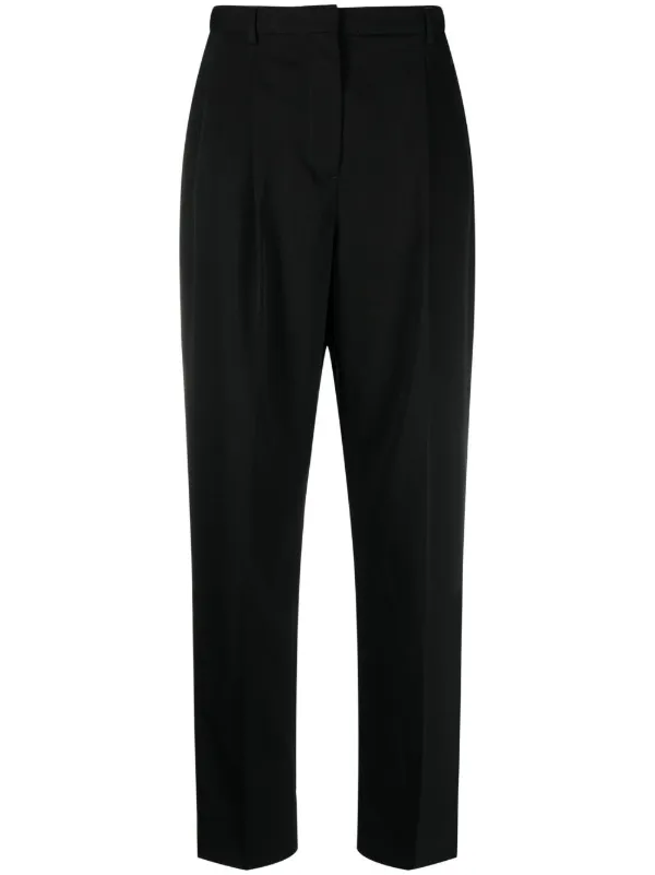 【送料&関税込】Tory Burch Wool Twilled Tailored Trousers Tory Burch Wool Twill Trousers | Black | FARFETCH GE