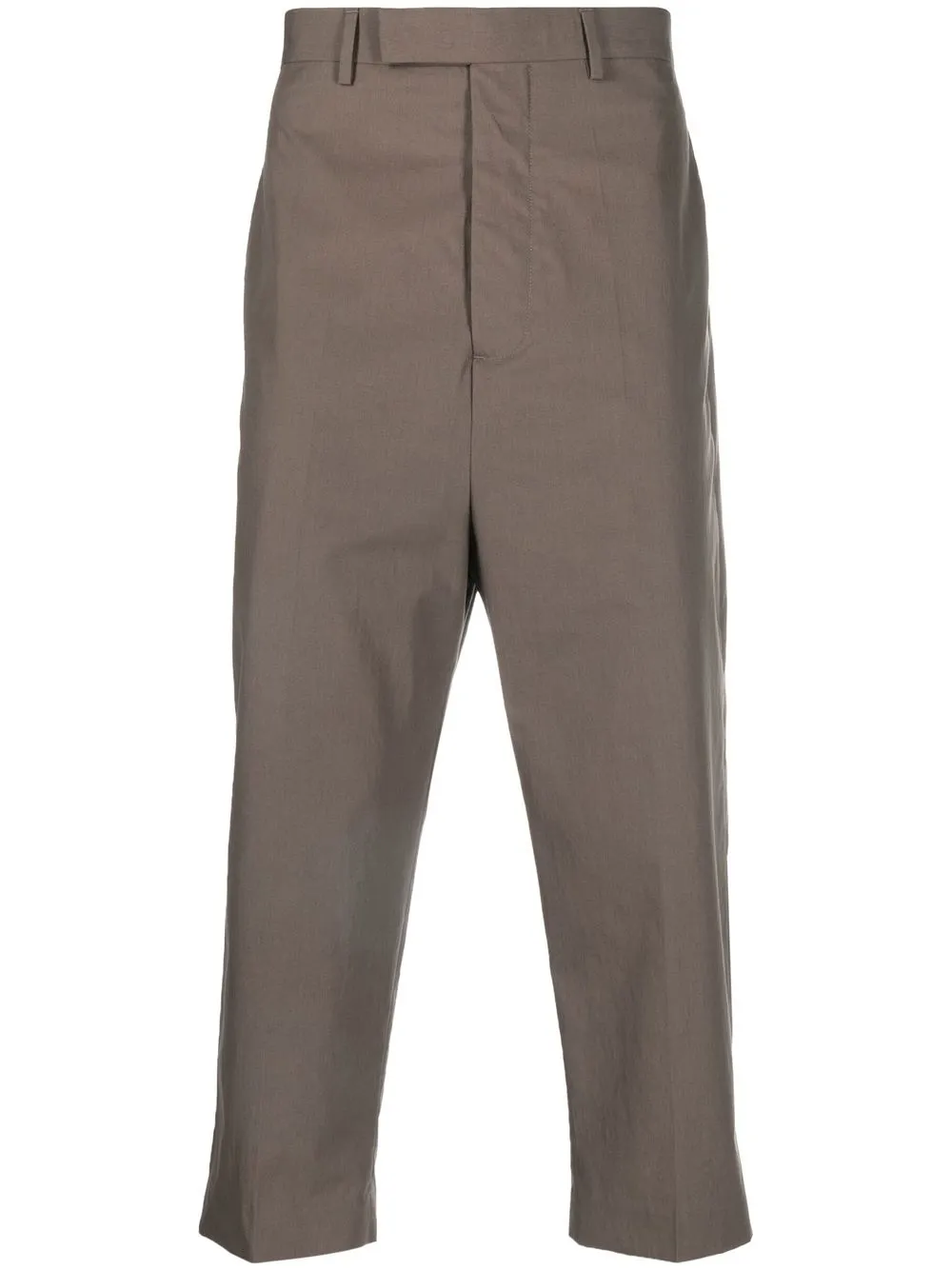 

Rick Owens cropped-leg chino trousers - Brown