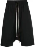 Rick Owens drop-crotch bermuda shorts - Black