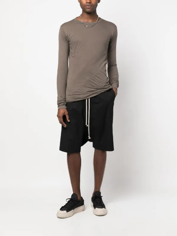 Rick Owens サルエル バミューダショーツ | ブラック | FARFETCH JP