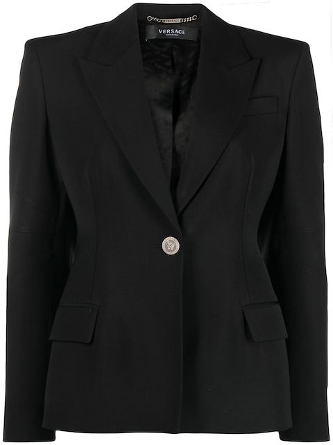 Versace single-breasted tailored blazer