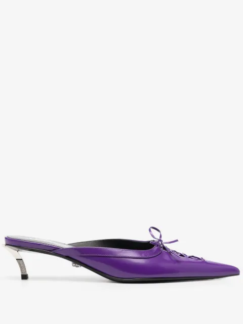 Versace mules 50 mm à bout pointu