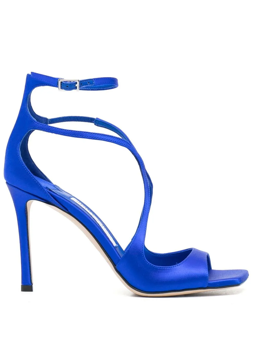 

Jimmy Choo Azia 110mm satin sandals - Blue