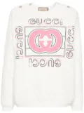 Gucci Interlocking G quilted sweatshirt - White