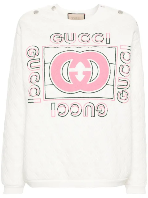 Gucci Interlocking G quilted sweatshirt