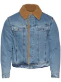 Bally denim shearling-lining jacket - Blue