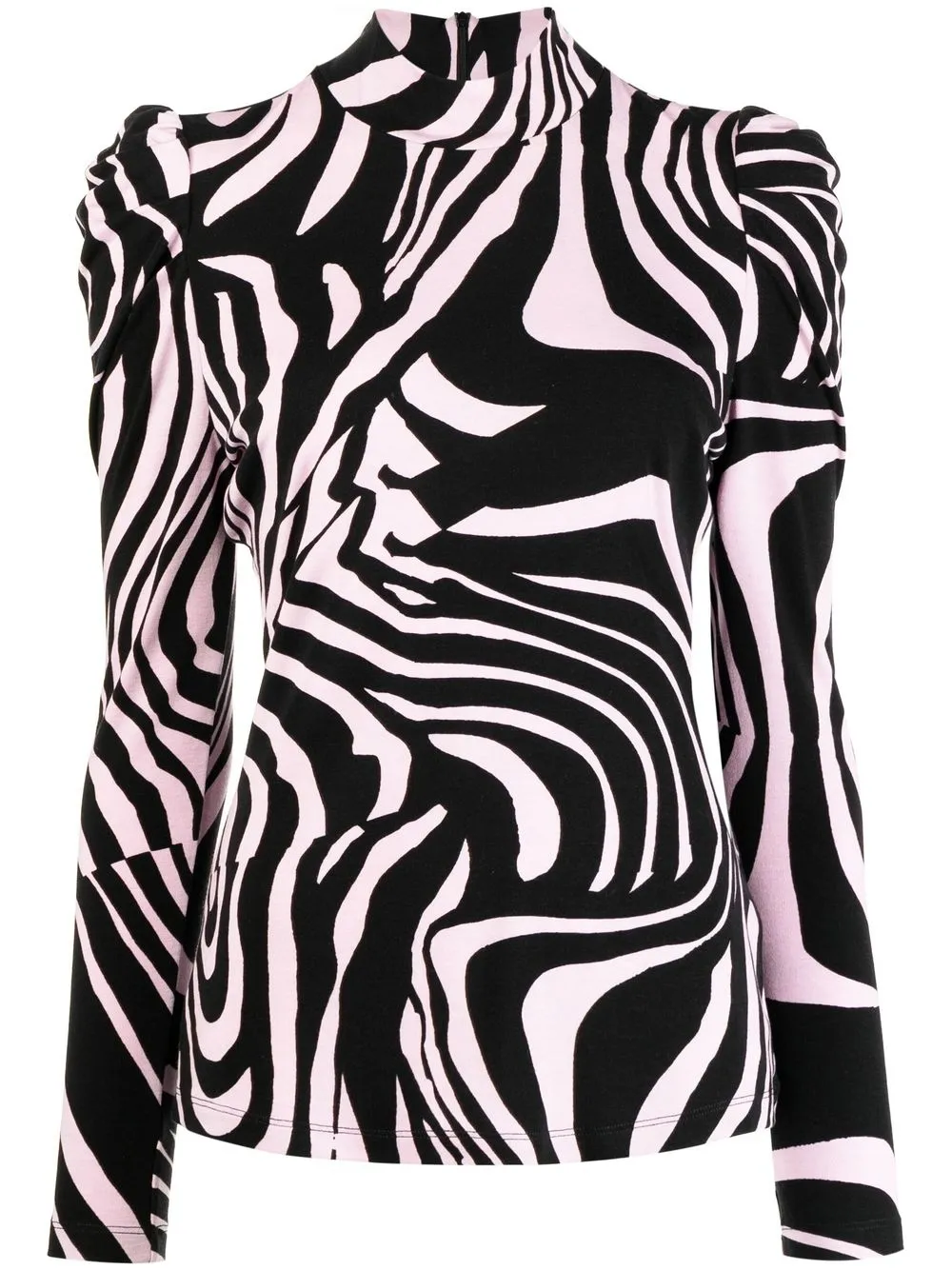 

DVF Diane von Furstenberg Doha printed top - Black