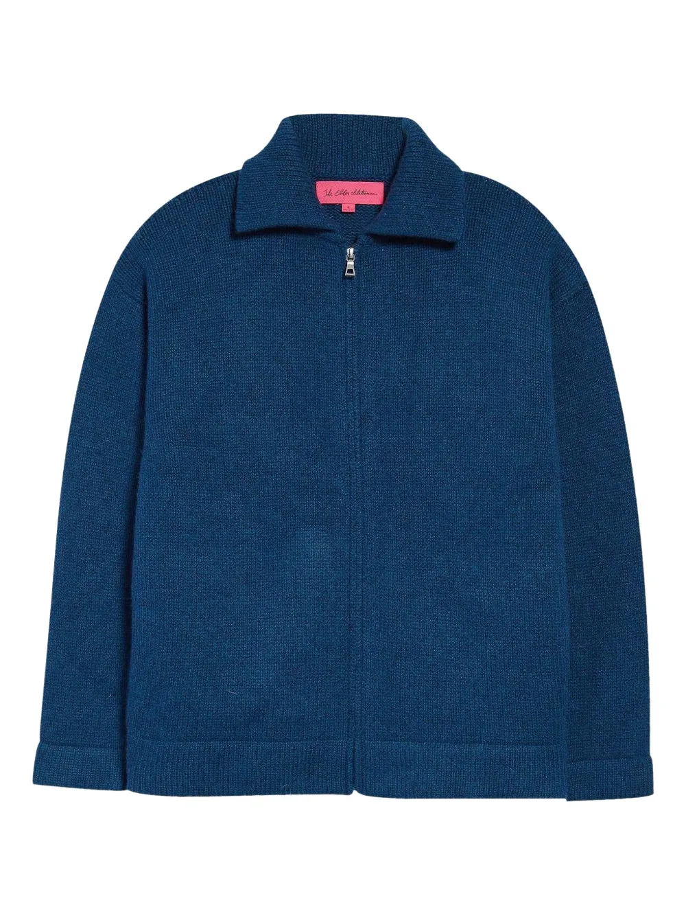 The Elder Statesman ジップアップ カーディガン - ブルー The Elder Statesman ジップアップ カーディガン - ブルー