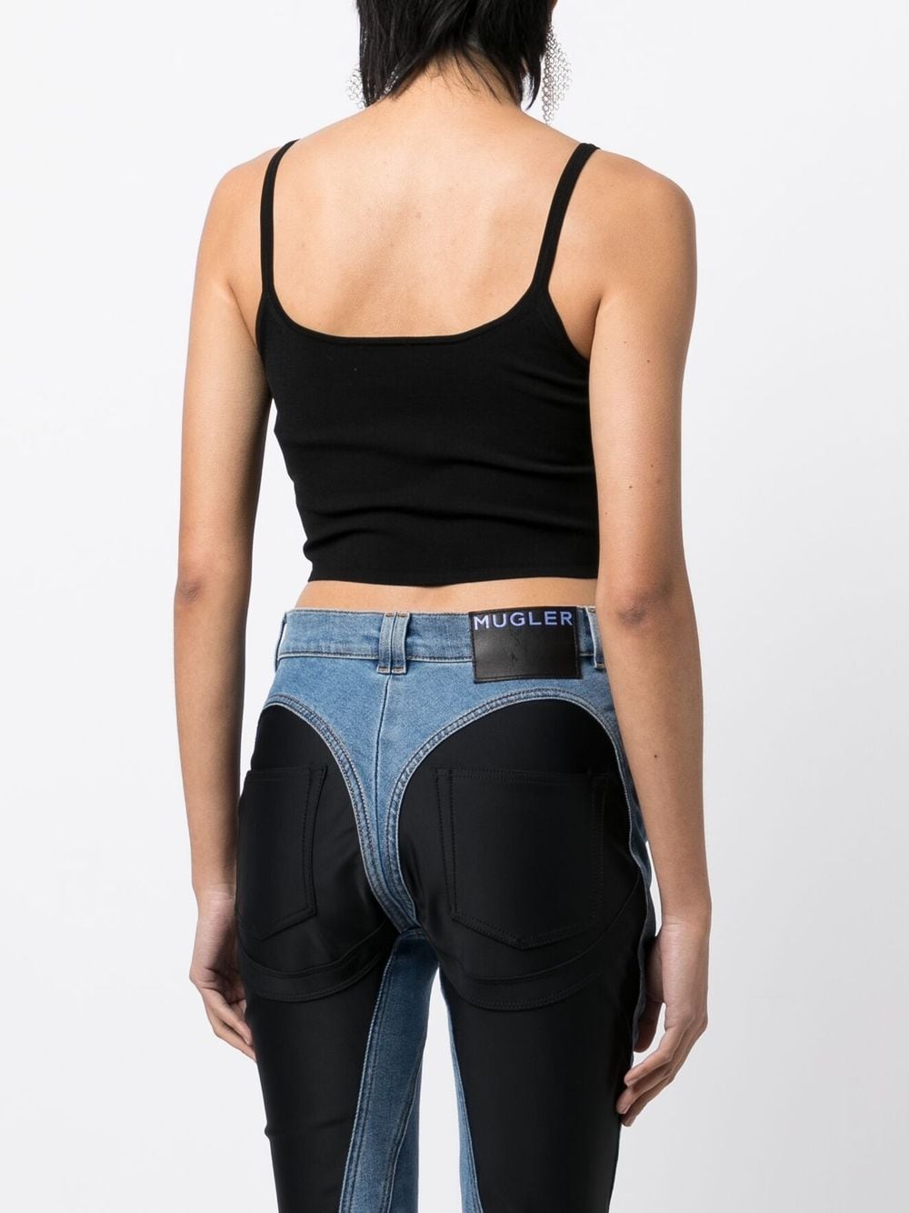 Alexander Wang scoop-neck Cropped Tank Top - Farfetch