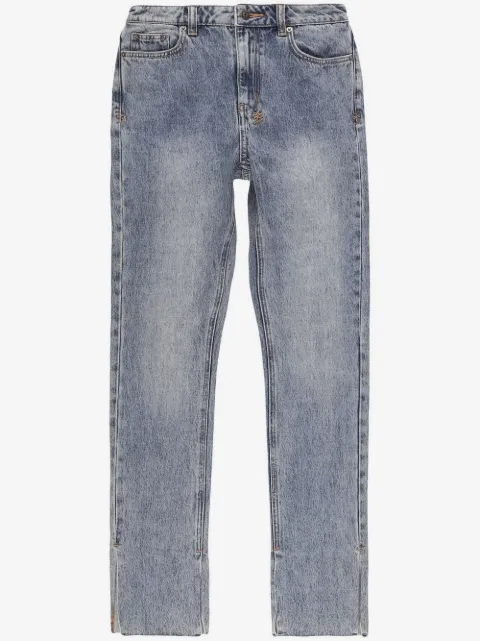 Ksubi jeans rectos con tiro medio 