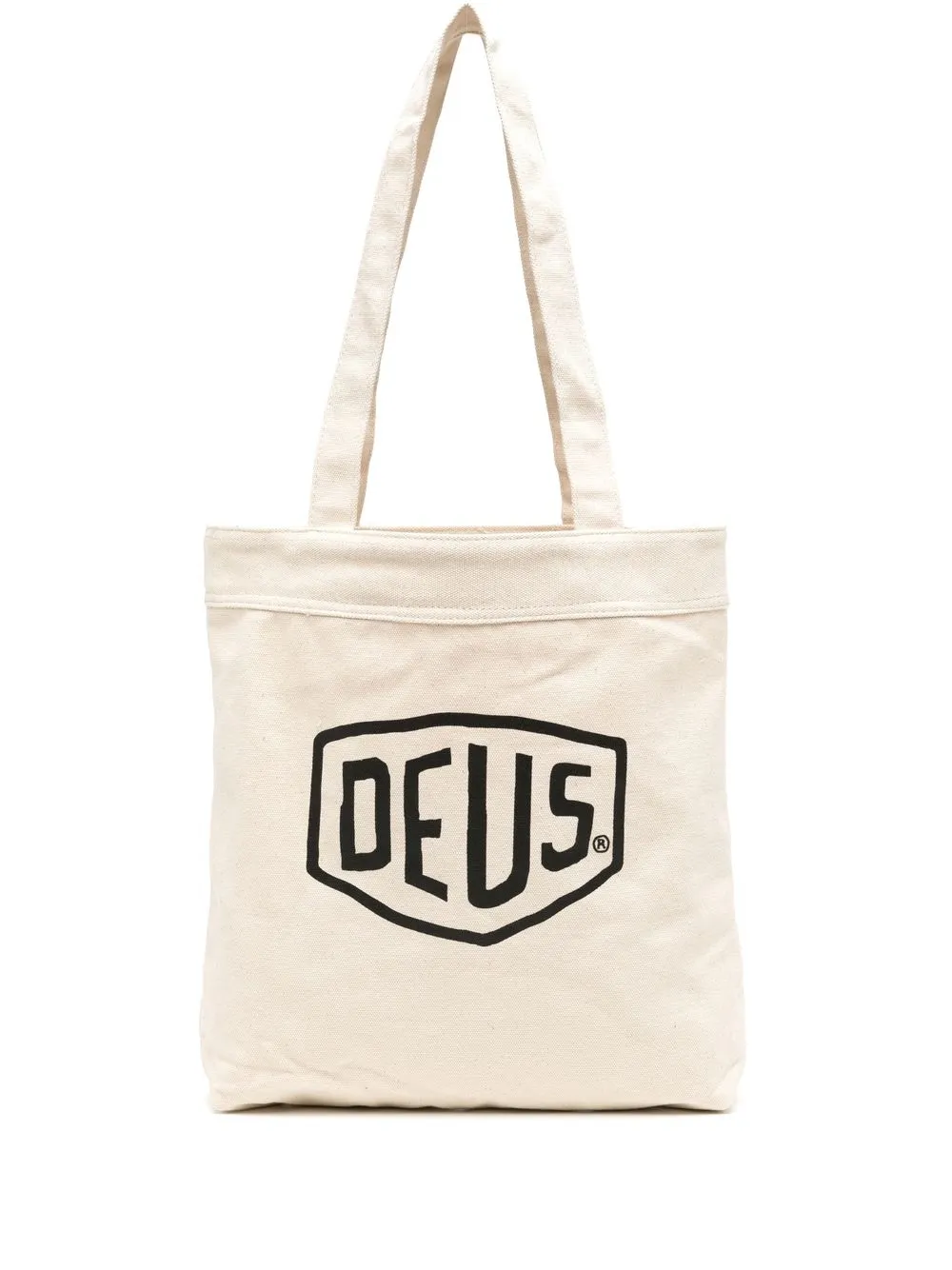 

Deus Ex Machina logo-print tote bag - White