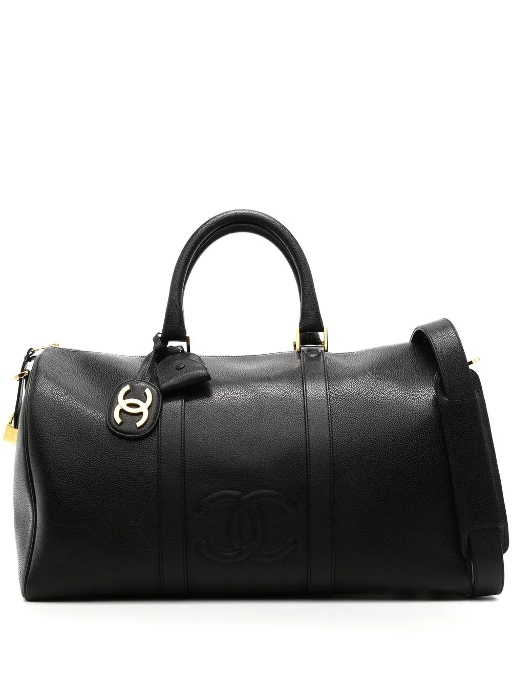 

CHANEL Pre-Owned 1995 two-way travel bag - Black