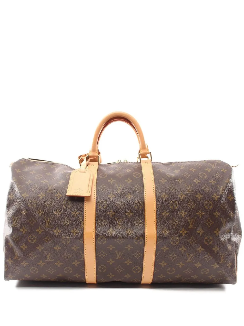 

Louis Vuitton 1996 pre-owned monogram Keepall 55 travel bag - Brown